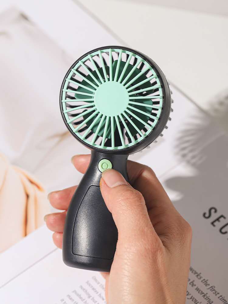 新款迷你手持小风扇 户外便携充电USB小型台式电扇学生桌面风扇细节图