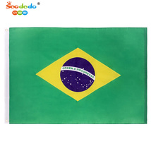 小嘟嘟XDSQ-BRA跨境现货3x5ft牛津布巴西国旗 巴西刺绣户外旗帜防水防晒