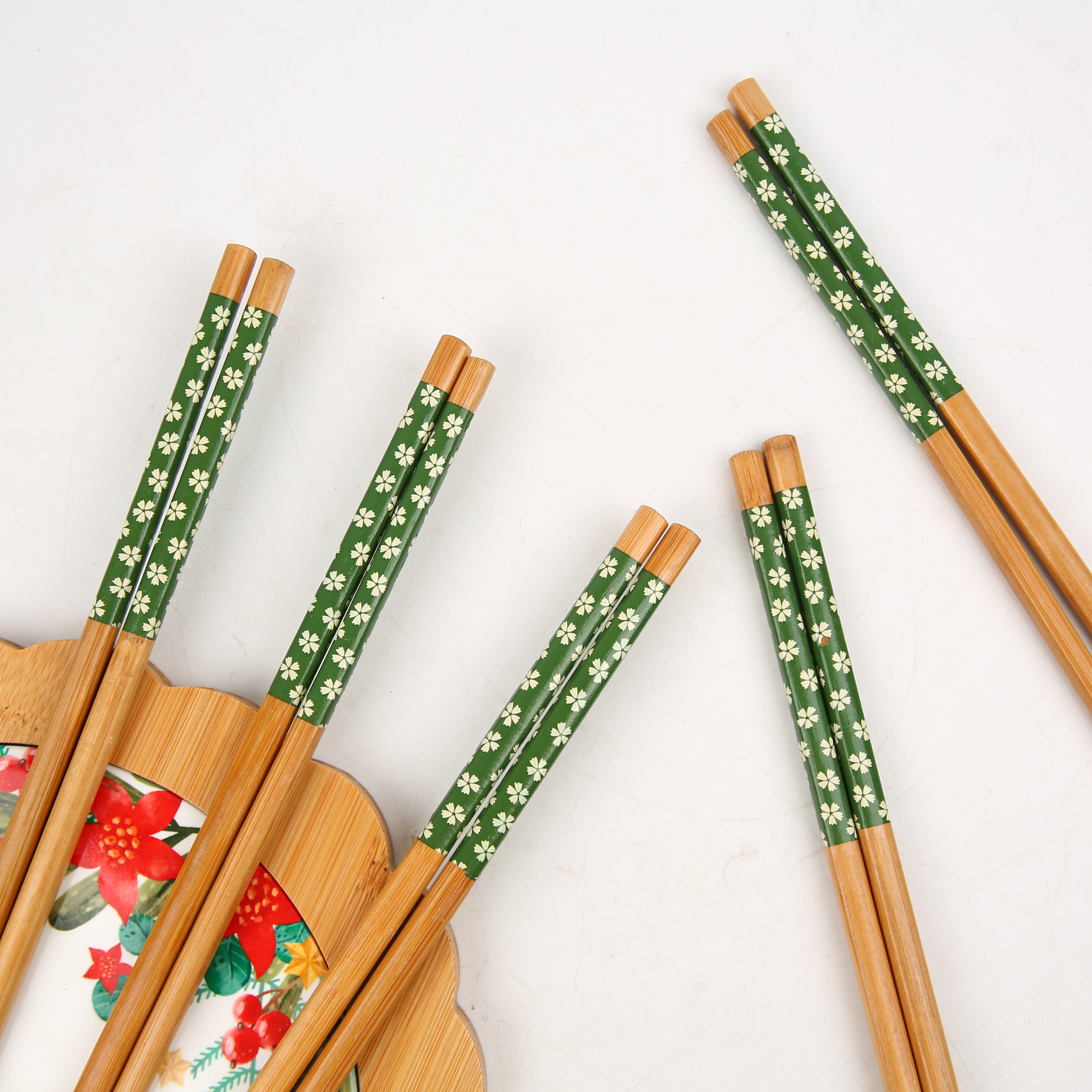 Natural Bamboo Chopsticks Set Exquisite And Durable Can Be Customized Factory Direct Sales A Set Of Five Pairs details Picture