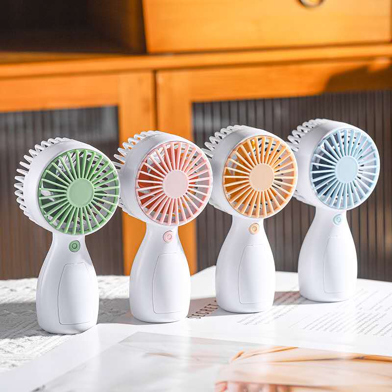 2023新款手持风扇 usb充电小风扇 便携迷你宿舍桌面静音礼品细节图