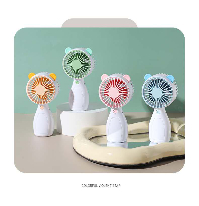 2024新品迷你usb充电水果花朵国潮卡通款便捷式小风扇详情图6