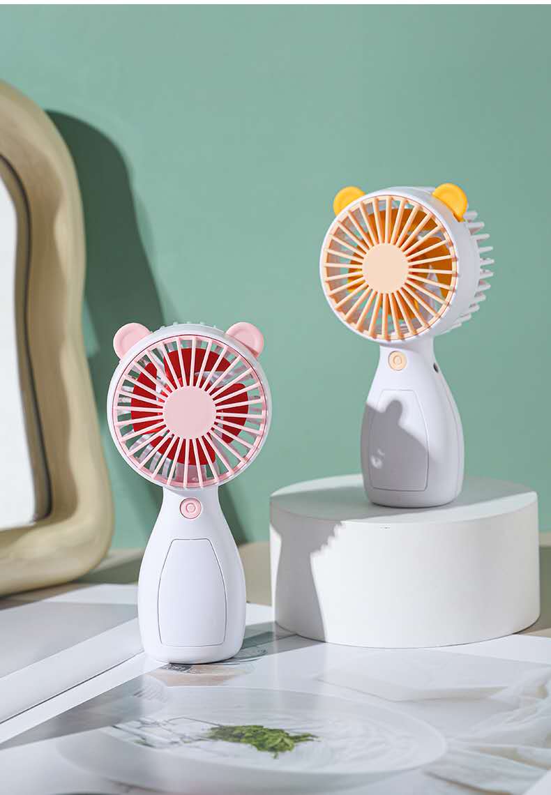 2024新品迷你usb充电水果花朵国潮卡通款便捷式小风扇详情图7