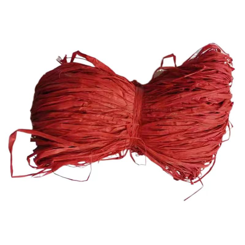 Lafia natural importada 30g love grass caja de regalo de flores material de embalaje cuerda de lafia caja de regalo de envoltura trenzada usos múltiples Specification image