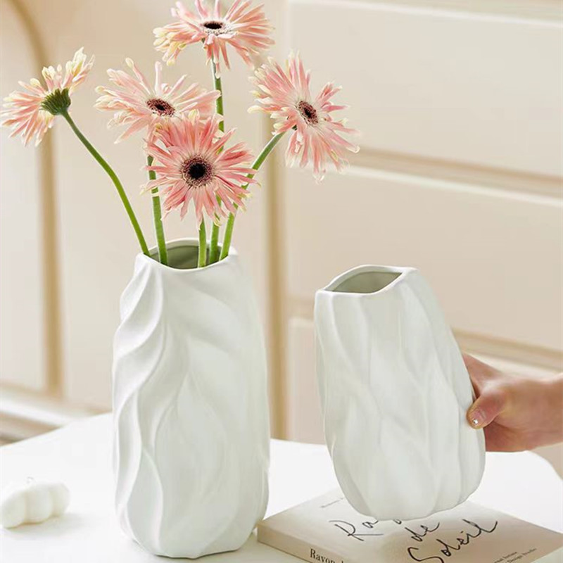 Simple and modern ceramic flower vases for decorative sample rooms, vases for home bedrooms, living rooms, tables, dining rooms and studies Specification image
