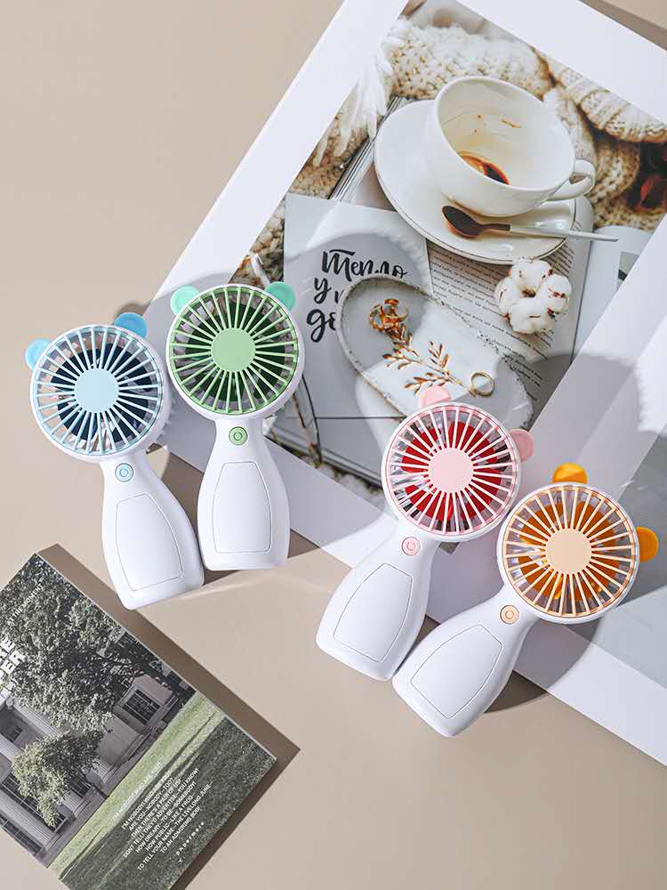 2024新品迷你usb充电水果花朵国潮卡通款便捷式小风扇详情图4