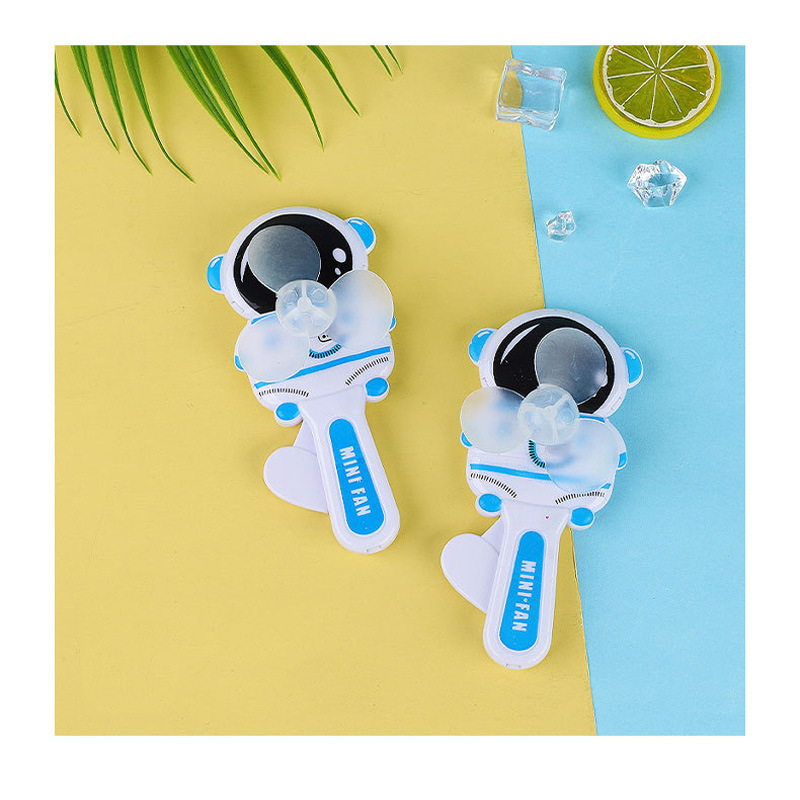 夏季手压风扇学生奖品礼物手持扇子儿童迷你宇航员小风扇详情图3