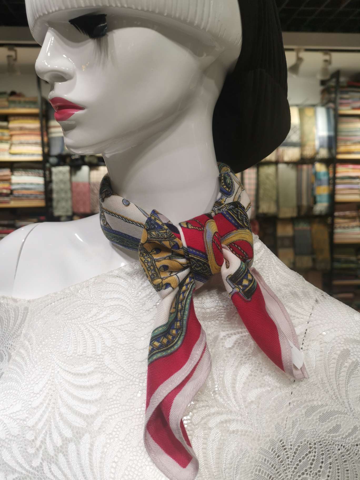 Silk Scarf Women's Senior Sense Of High-Grade Ladies All The New Scarf Bib Small Square Scarf 70*70 undefined