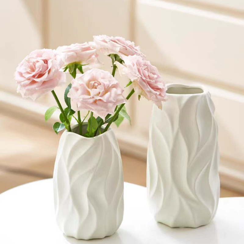 Simple and modern ceramic flower vases for decorative sample rooms, vases for home bedrooms, living rooms, tables, dining rooms and studies