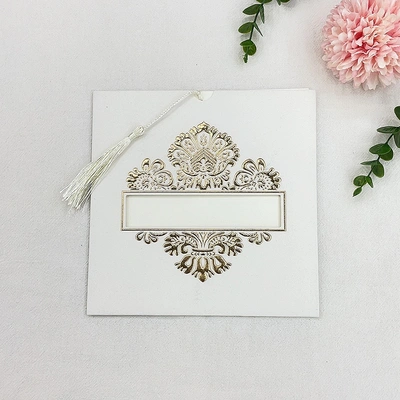 New African Central And Eastern European Style Elegant Hot Stamping Flocking Wedding Invitation Thank You Invitation Card Manufacturers Direct Sales