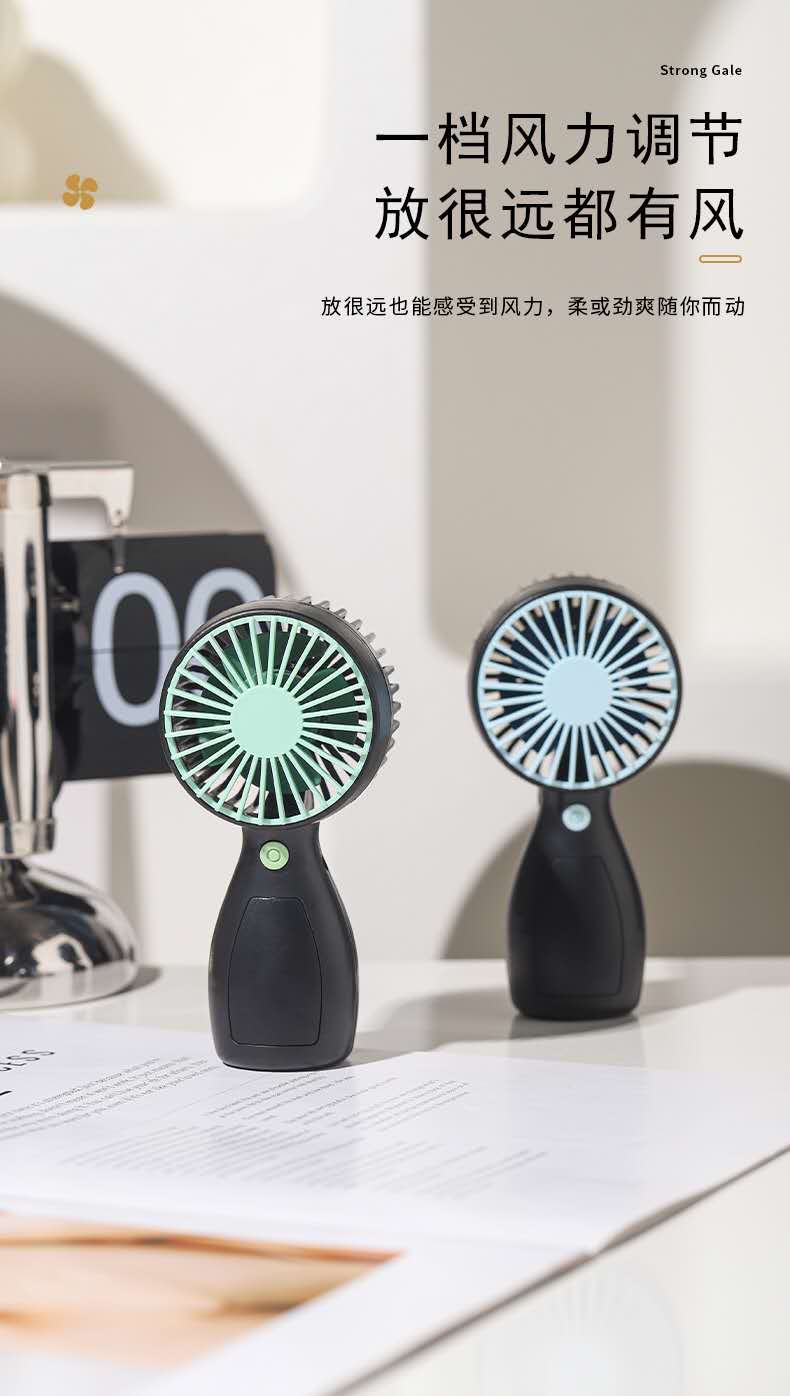 新款迷你手持小风扇 户外便携充电USB小型台式电扇学生桌面风扇详情图6