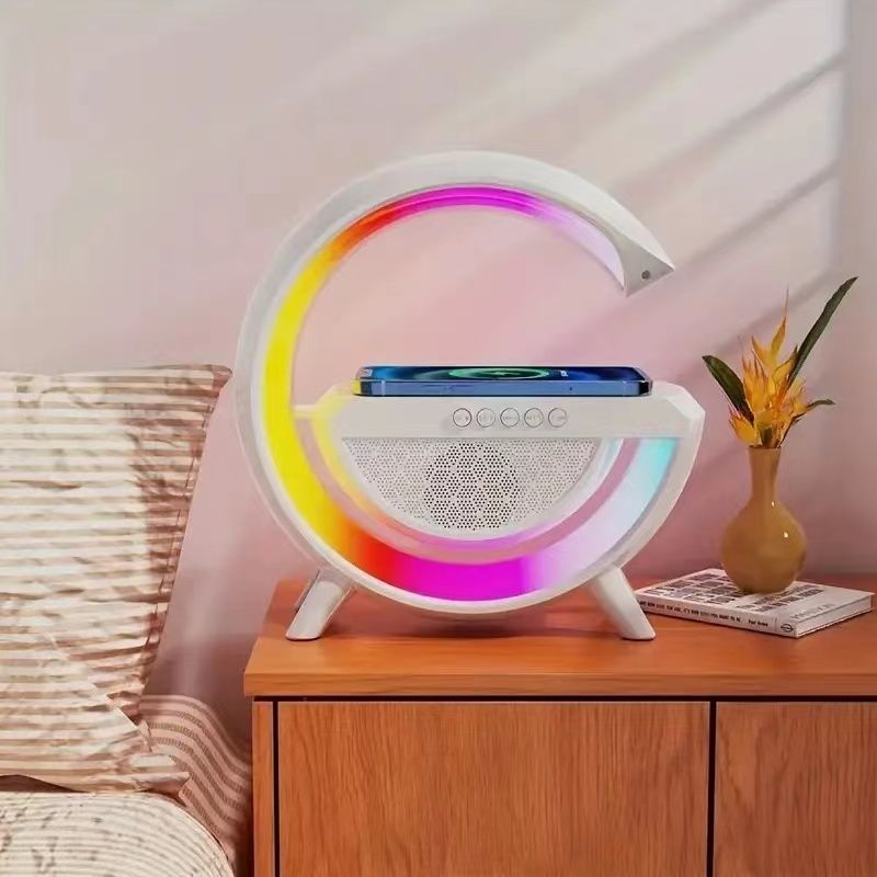 Bluetooth speaker,Wireless fast charging,Bedside lamp,USB charging thumbnail