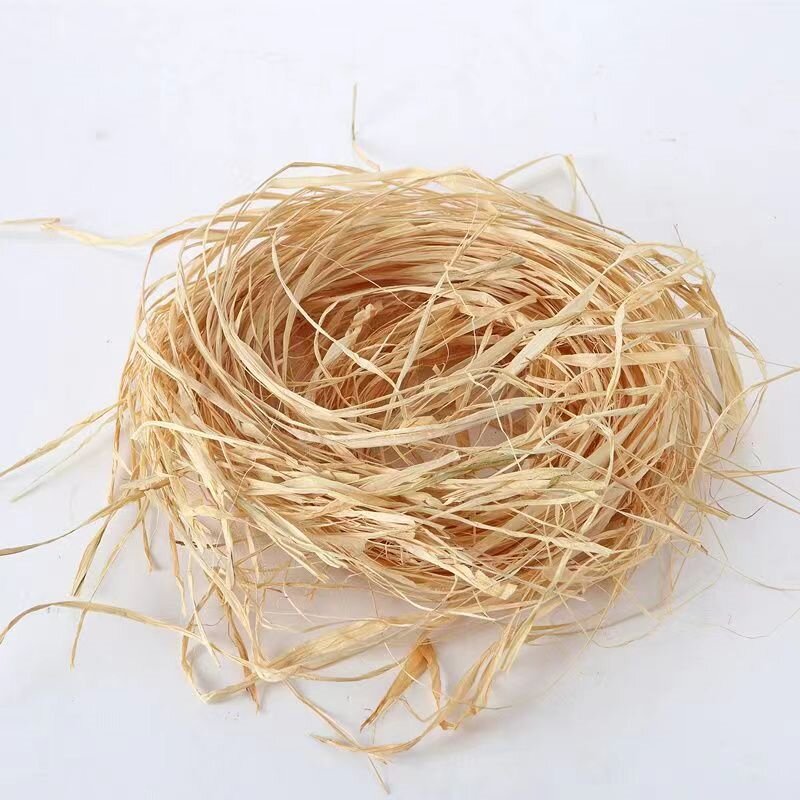 Lafia natural importada 30g love grass caja de regalo de flores material de embalaje cuerda de lafia caja de regalo de envoltura trenzada usos múltiples Item Picture