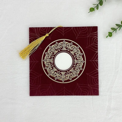 Foreign Trade Custom Stamping Hollow Flocking Wedding Invitation Business Invitation Birthday Invitation Banquet Greeting Card Manufacturers Direct Wholesale