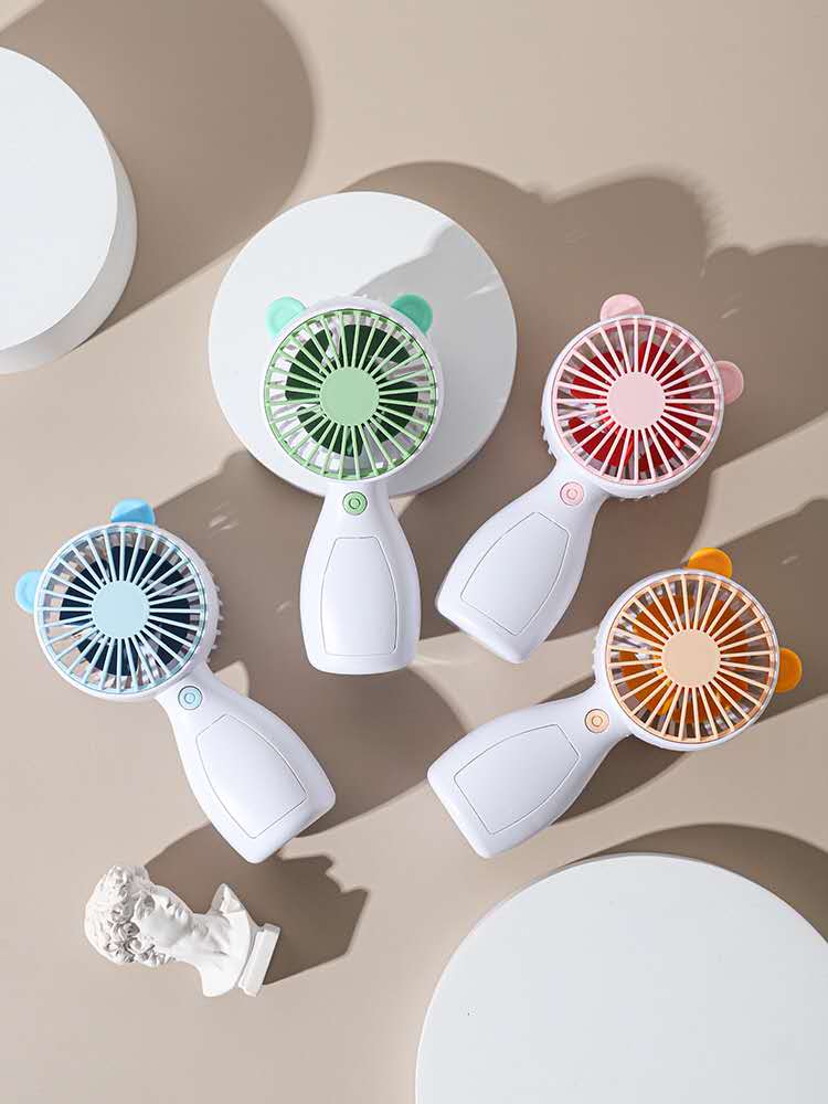 2024新品迷你usb充电水果花朵国潮卡通款便捷式小风扇详情图3