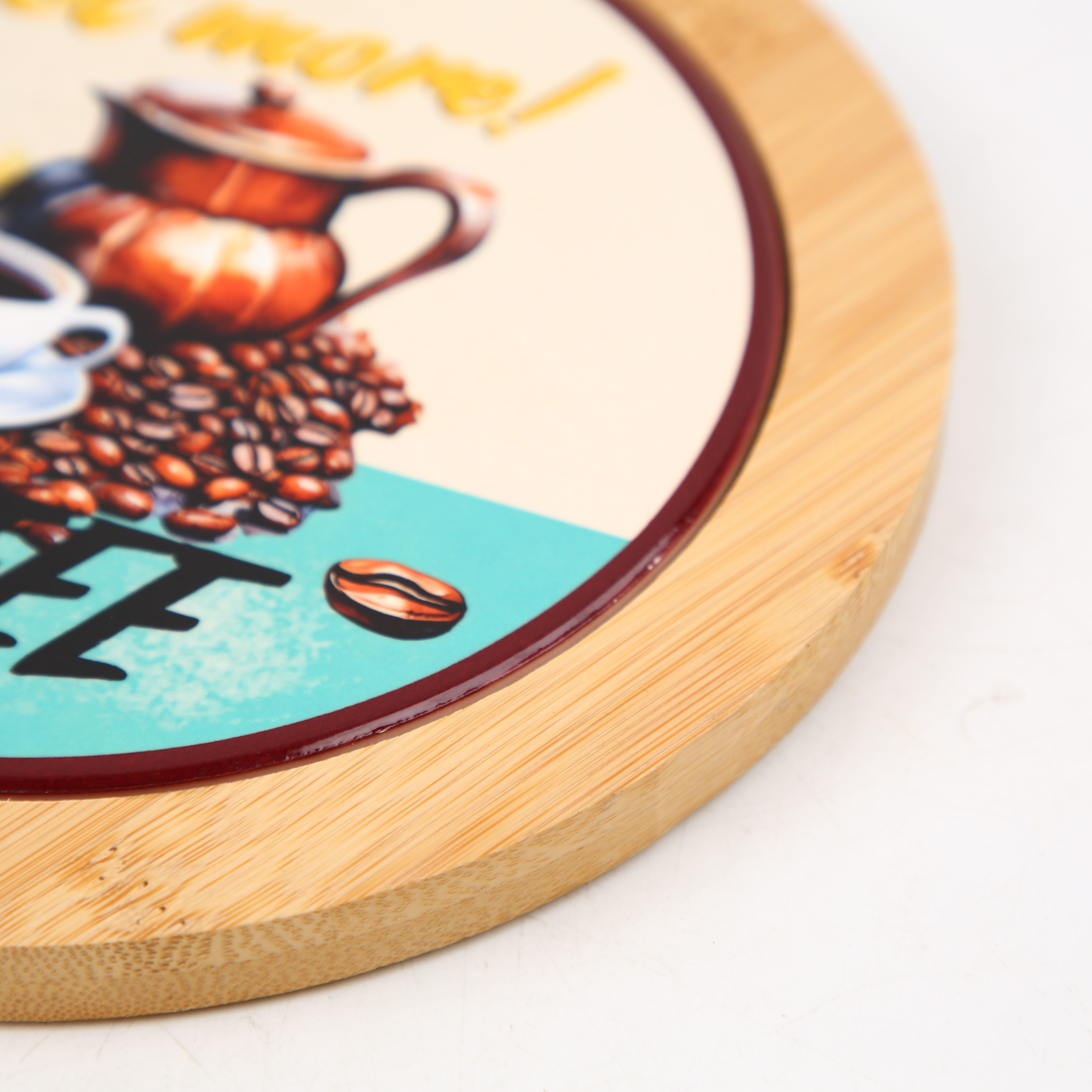 Printed Bamboo Mat Heat Insulation Mat Non-Slip Bamboo Mat Bamboo Mat Bowl Mat Casserole Mat Hot Mat Table Mat Cup Mat Bamboo Crafts Item Picture