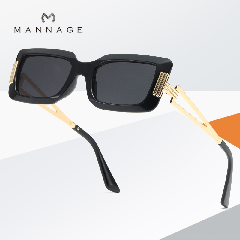 New fashionable sunglasses for women, small square frames, European and American style sunglasses, anti-strong light sunglasses details Picture