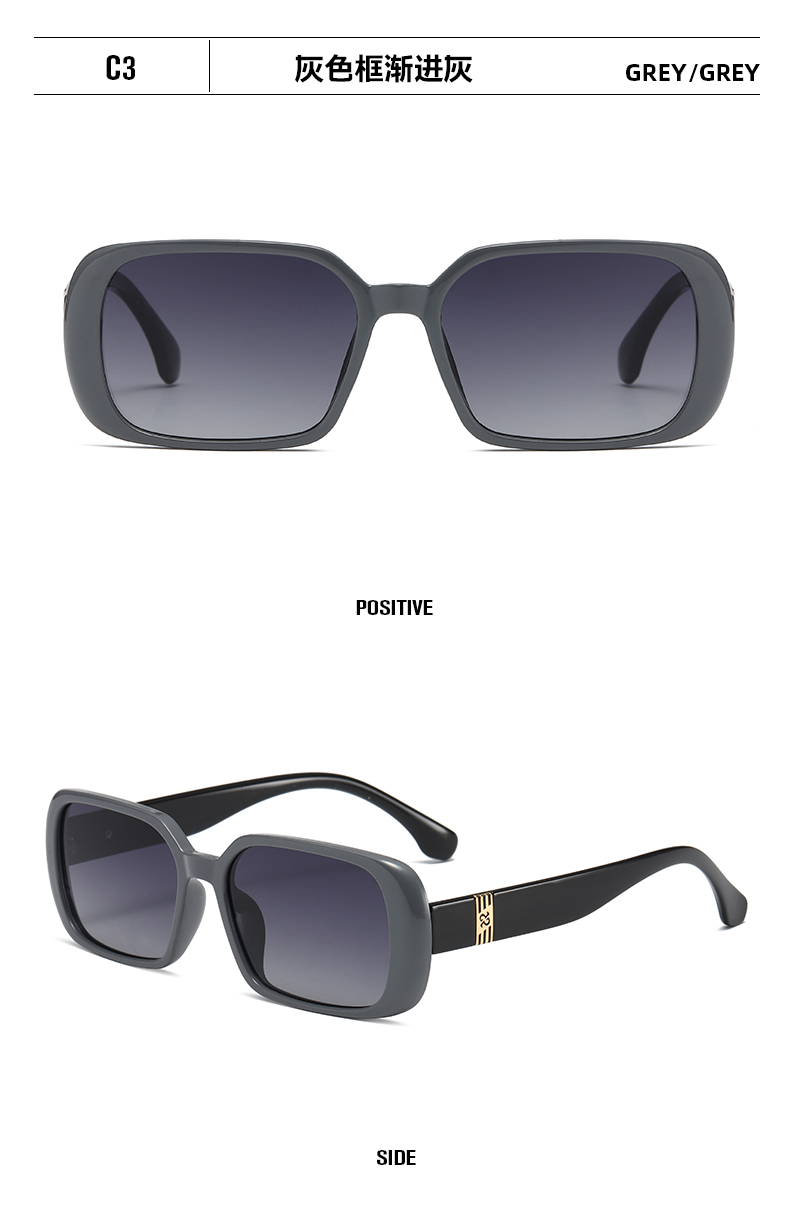 跨境小方框女士太阳眼镜sunglasses欧美矩形男女款太阳镜墨镜详情11