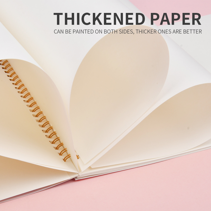 Weibo Stationery Children's Cartoon Cute Rabbit and Sheep Doodle Drawing Book, Student Art Drawing a4 Thickened Coil book Item Picture