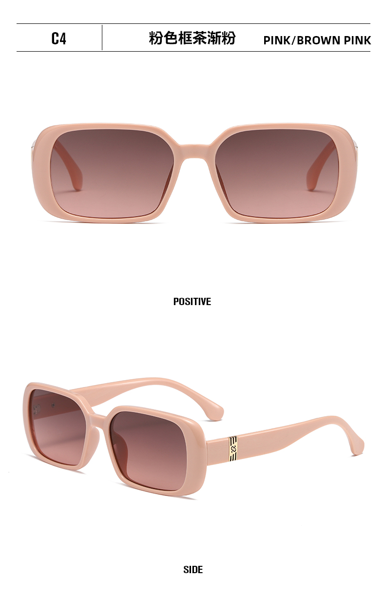 跨境小方框女士太阳眼镜sunglasses欧美矩形男女款太阳镜墨镜详情12