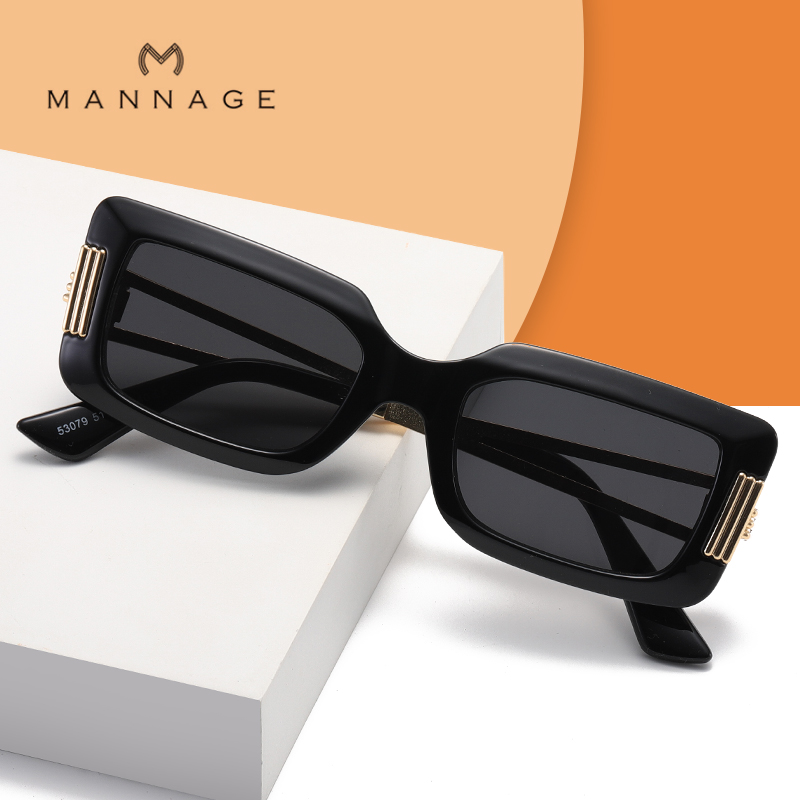 New fashionable sunglasses for women, small square frames, European and American style sunglasses, anti-strong light sunglasses