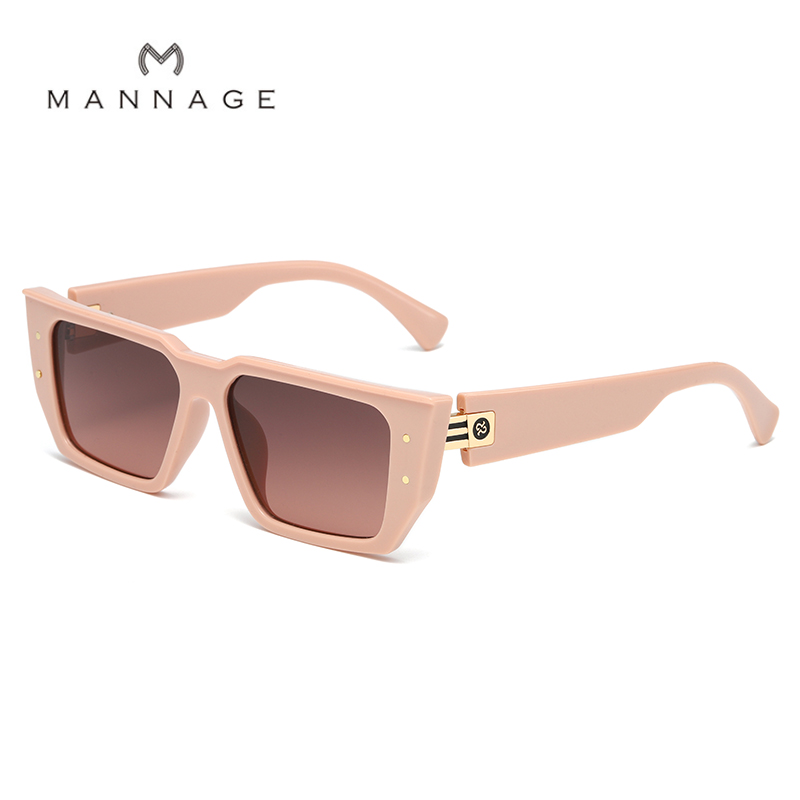 Cross-border trend nueva moda gafas de sol retro cuadros pequeños gafas de sol ins mujeres personalidad gafas de sol Specification image