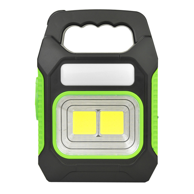 Solar-powered portable camping lights, outdoor work lights, high-brightness flashlights, LED portable searchlights, COB emergency lights, multi-functional tent lights, camping atmosphere lights, portable lighting lights, outdoor camping lights Item Picture