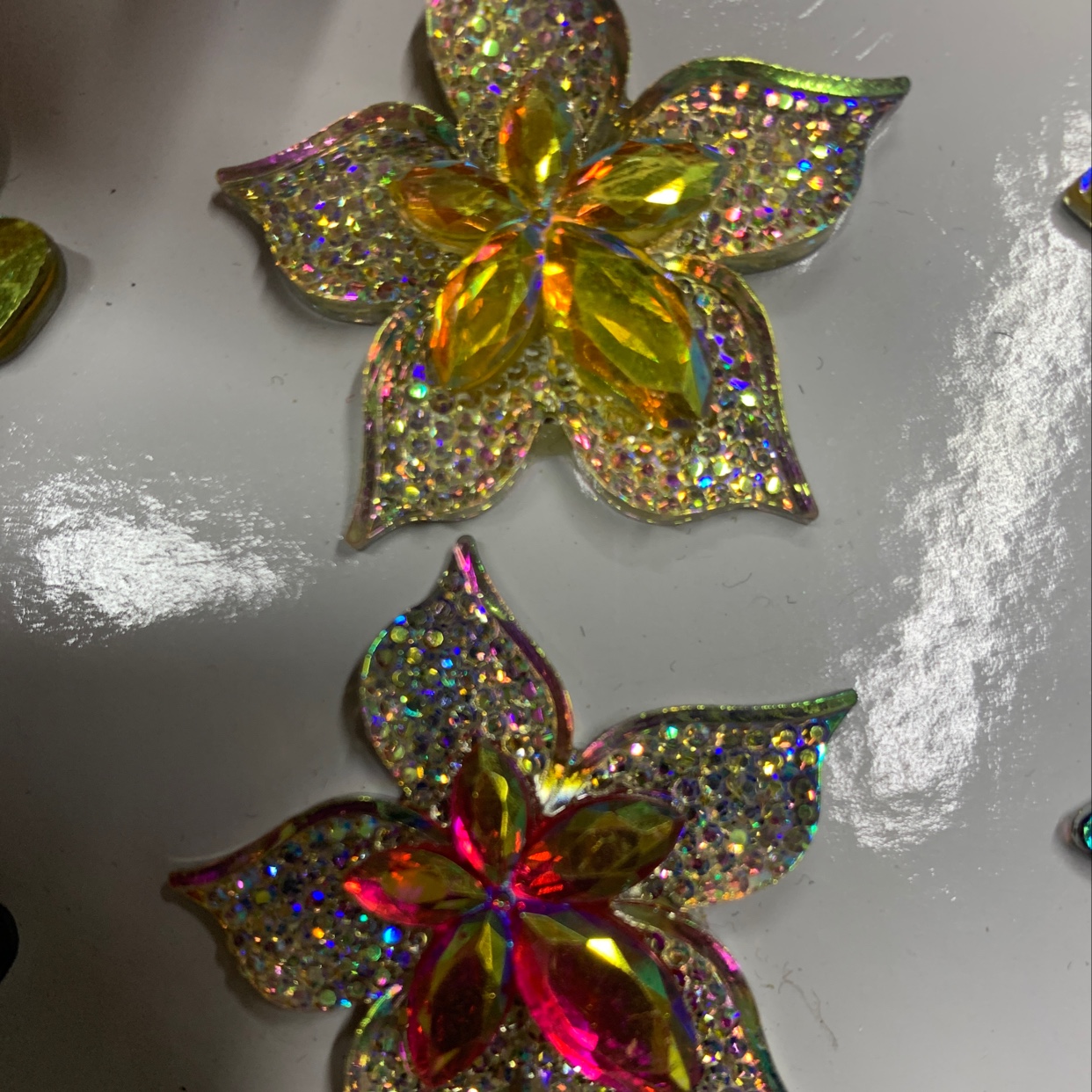 40mm five-angled maple leaf Jindehai jewelry accessory Q54741 details Picture