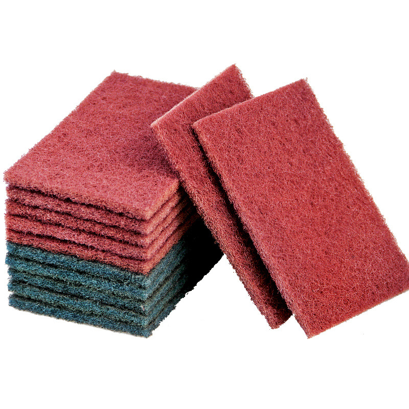 Direct supply from the manufacturer: 7 pieces of acrylic particle scouring pads for rust and dirt removal, washable POTS with sand, diamond sand, needled dishwashing cloths, and mixed color sets Application Scenario