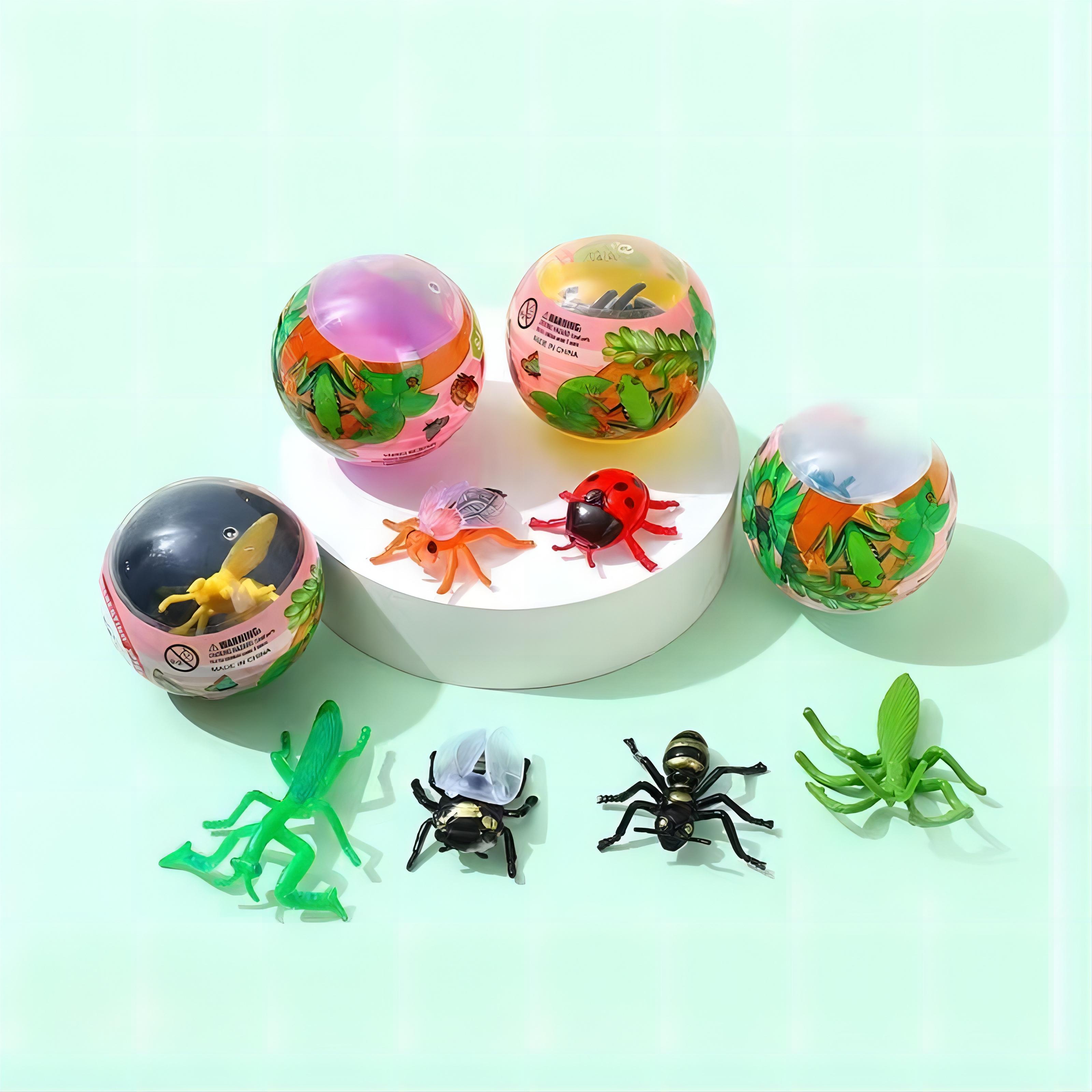 50 Series Gacha Machine toys, insect gacha toys, children's toys, 1-yuan toys, 2-yuan toys, kindergarten activities