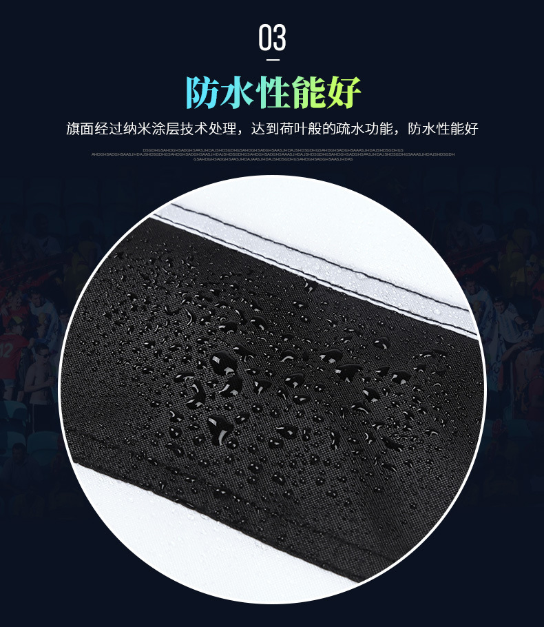 小嘟嘟XDSQ-151亚马逊美国细黄线旗3x5英尺黄条旗帜防水防紫外线户外旗帜详情9
