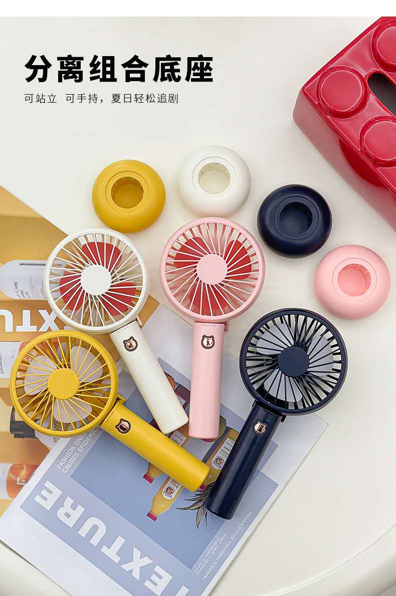 مروحة صغيرة قابلة لإعادة الشحن من طراز USB (USB) ذات سعة كبيرة من الليثيوم detail image 13