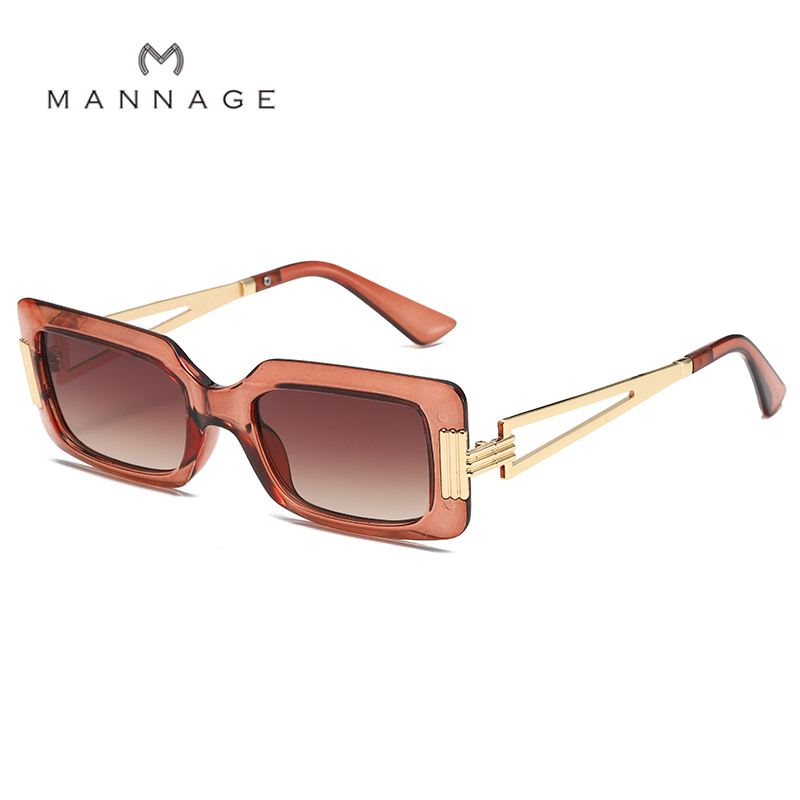 New fashionable sunglasses for women, small square frames, European and American style sunglasses, anti-strong light sunglasses Specification image