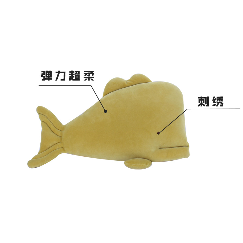 Kanglewu Cartoon animal clownfish throw pillow plush toy doll custom order details Picture