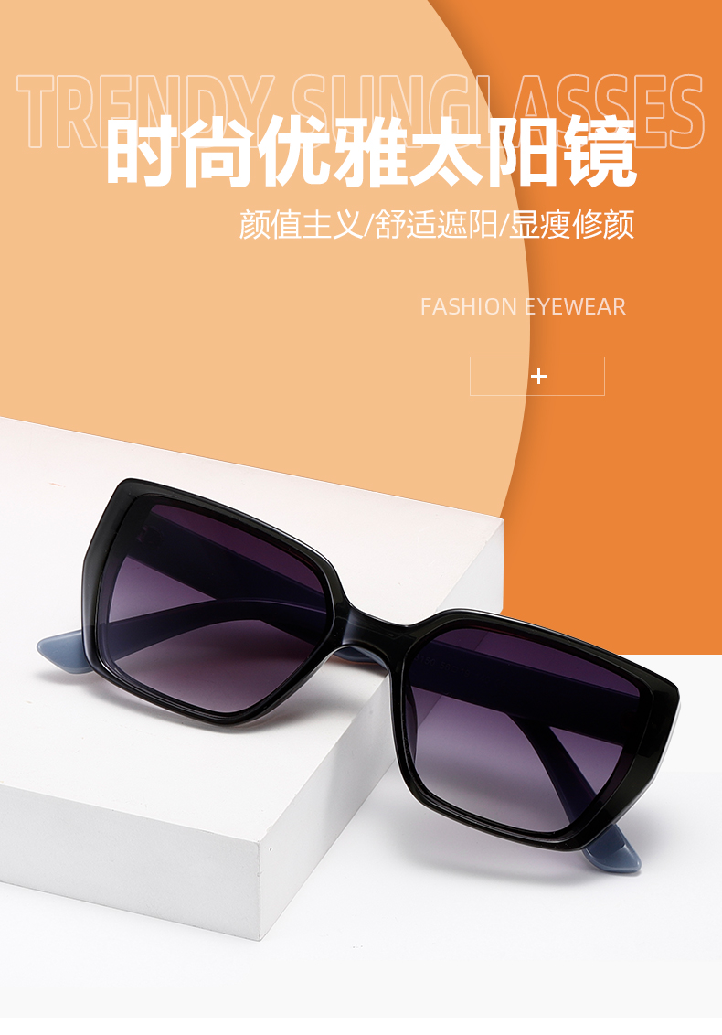 2024 潮流时尚款太阳镜 男女士墨镜日常款穿搭遮阳镜详情1