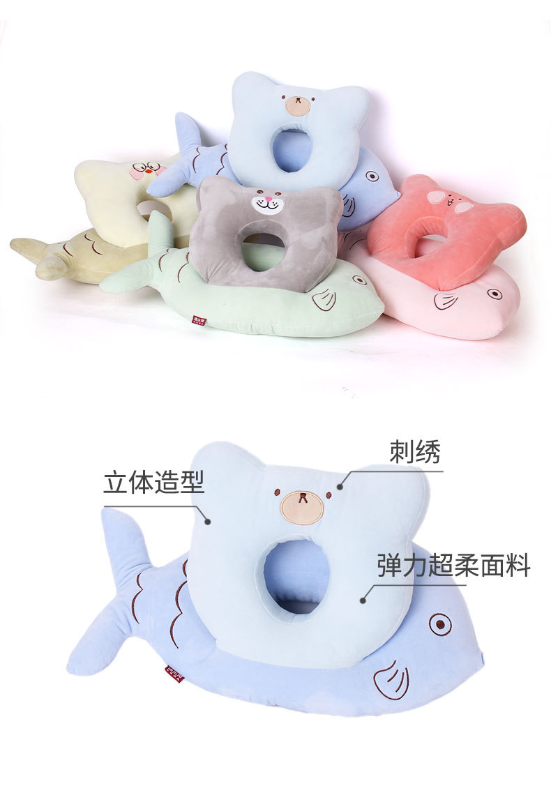 卡通动物可爱午睡枕定制 康乐屋学生办公午休枕 趴趴枕午睡神器详情4
