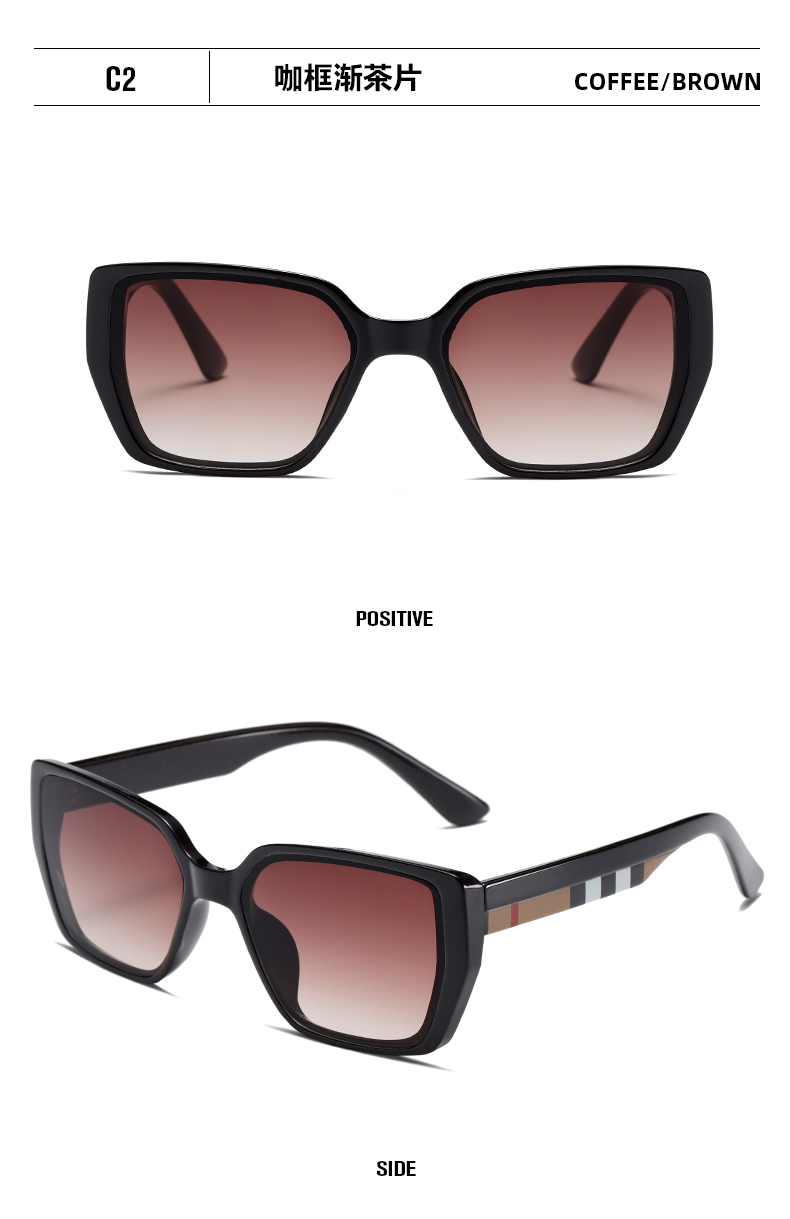 2024 潮流时尚款太阳镜 男女士墨镜日常款穿搭遮阳镜详情10