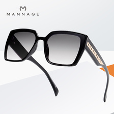 新品时尚太阳眼镜2024大框墨镜PC框女士眼镜遮阳镜