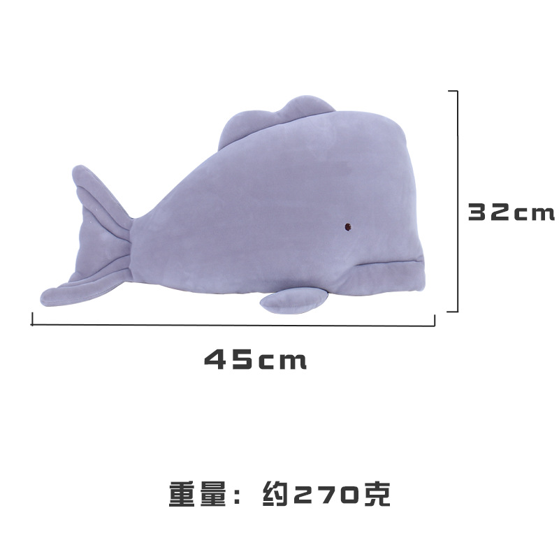 Kanglewu Cartoon animal clownfish throw pillow plush toy doll custom order Specification image