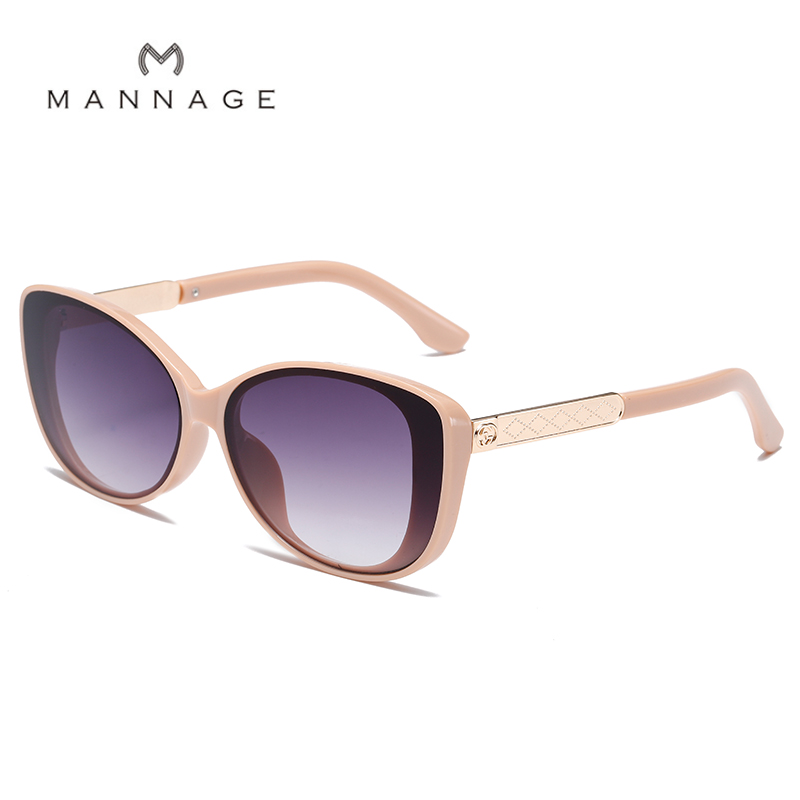 Gafas de sol moda de mujer moda europea y americana versátil calle raqueta gafas de sol mostrar la cara pequeñas gafas de sol apagón unisex Item Picture
