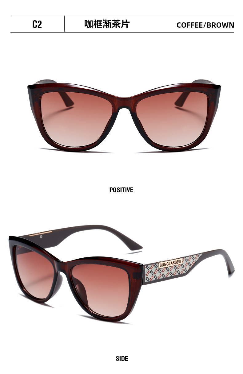 新款时尚遮阳光太阳眼镜2024大框墨镜PC框男女士眼镜遮阳镜详情10