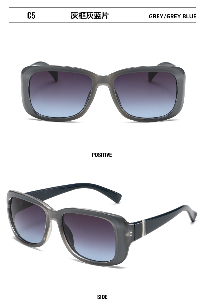 网红街拍太阳镜女时尚潮流日常遮阳眼镜户外出游墨镜详情13