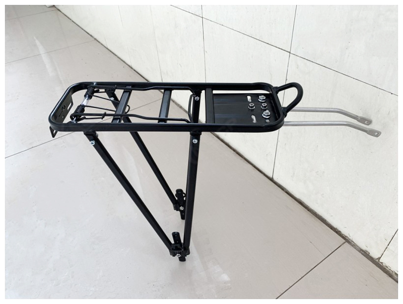 609-1 铝合金V刹货架自行车货架后衣架后货架载物架行李架详情11