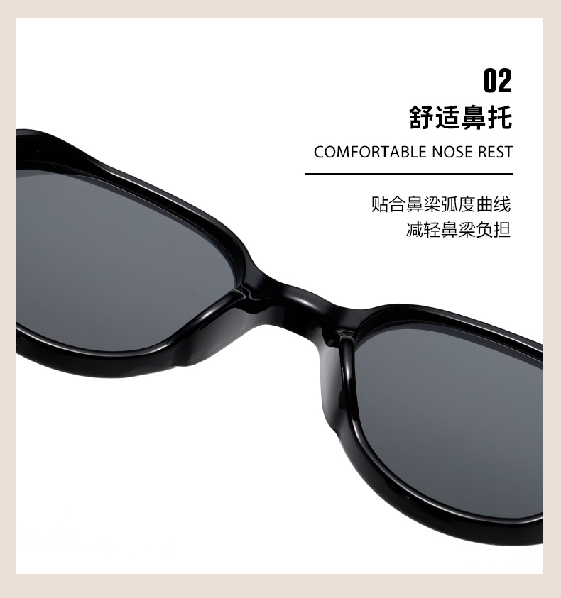 墨镜女士复古小框太阳眼镜墨镜 防紫外线sunglasses详情8