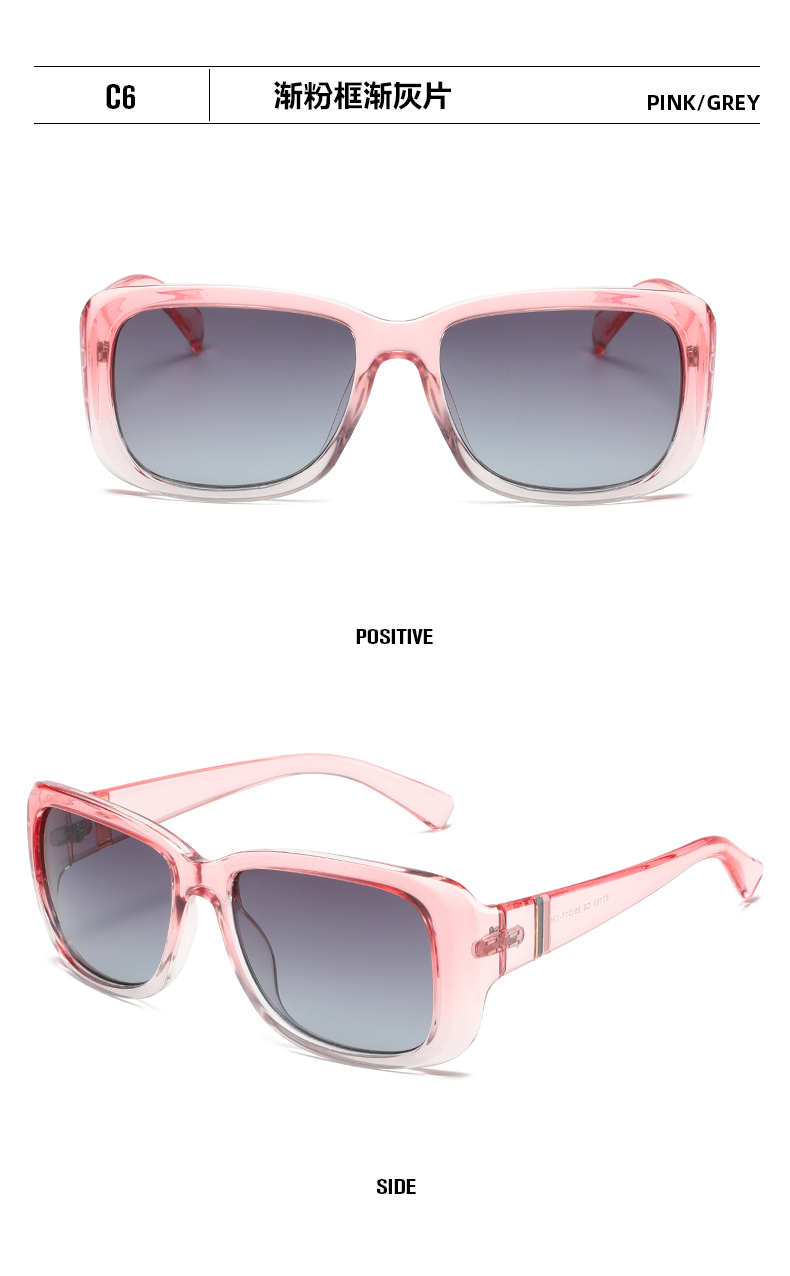 网红街拍太阳镜女时尚潮流日常遮阳眼镜户外出游墨镜详情14