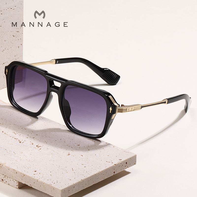 Nuevo arribo 2024 moda gafas de sol anti-uv marea cool gafas de sol details Picture