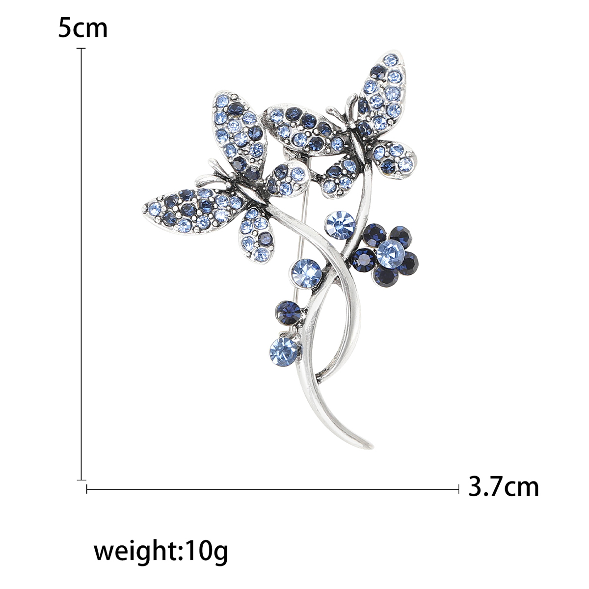 2024 Women's new alloy rhinestone series brooches, brooches, brooches, women's fashion pins, neckline design accessories, suit accessories, brooches, alloy brooches Application Scenario