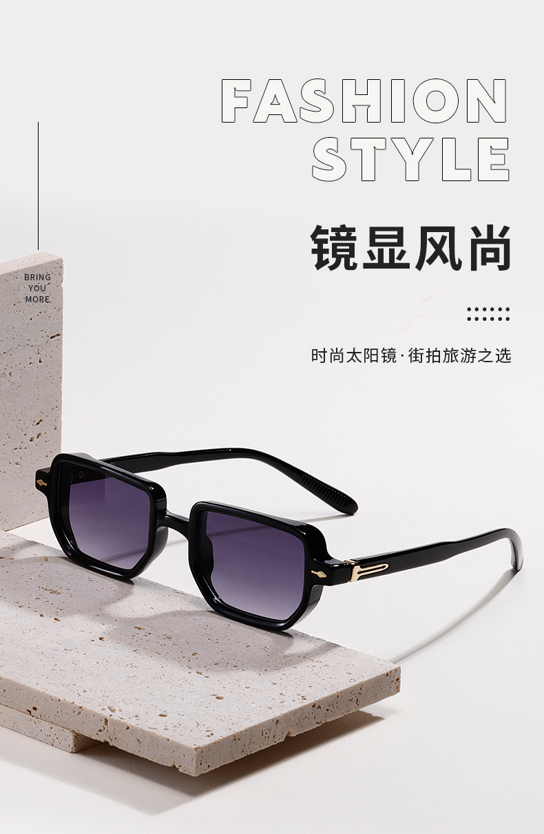 热销款墨镜眼镜2024新款时尚潮流太阳镜男女同款防晒墨镜详情1