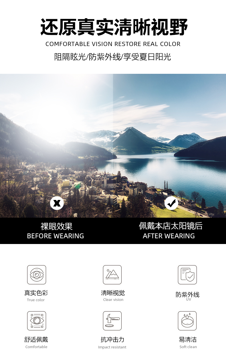 ins网红新款潮流太阳眼镜复古时尚潮男女个性椭圆形墨镜详情4