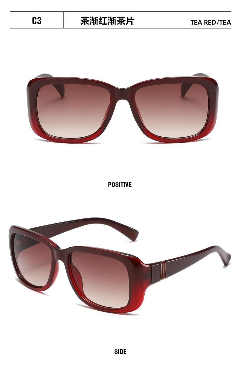 网红街拍太阳镜女时尚潮流日常遮阳眼镜户外出游墨镜详情11