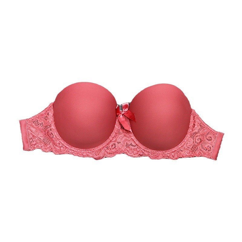 情趣内衣/穿戴假胸/硅胶乳贴/文胸带女挂脖美/硅胶文胸白底实物图